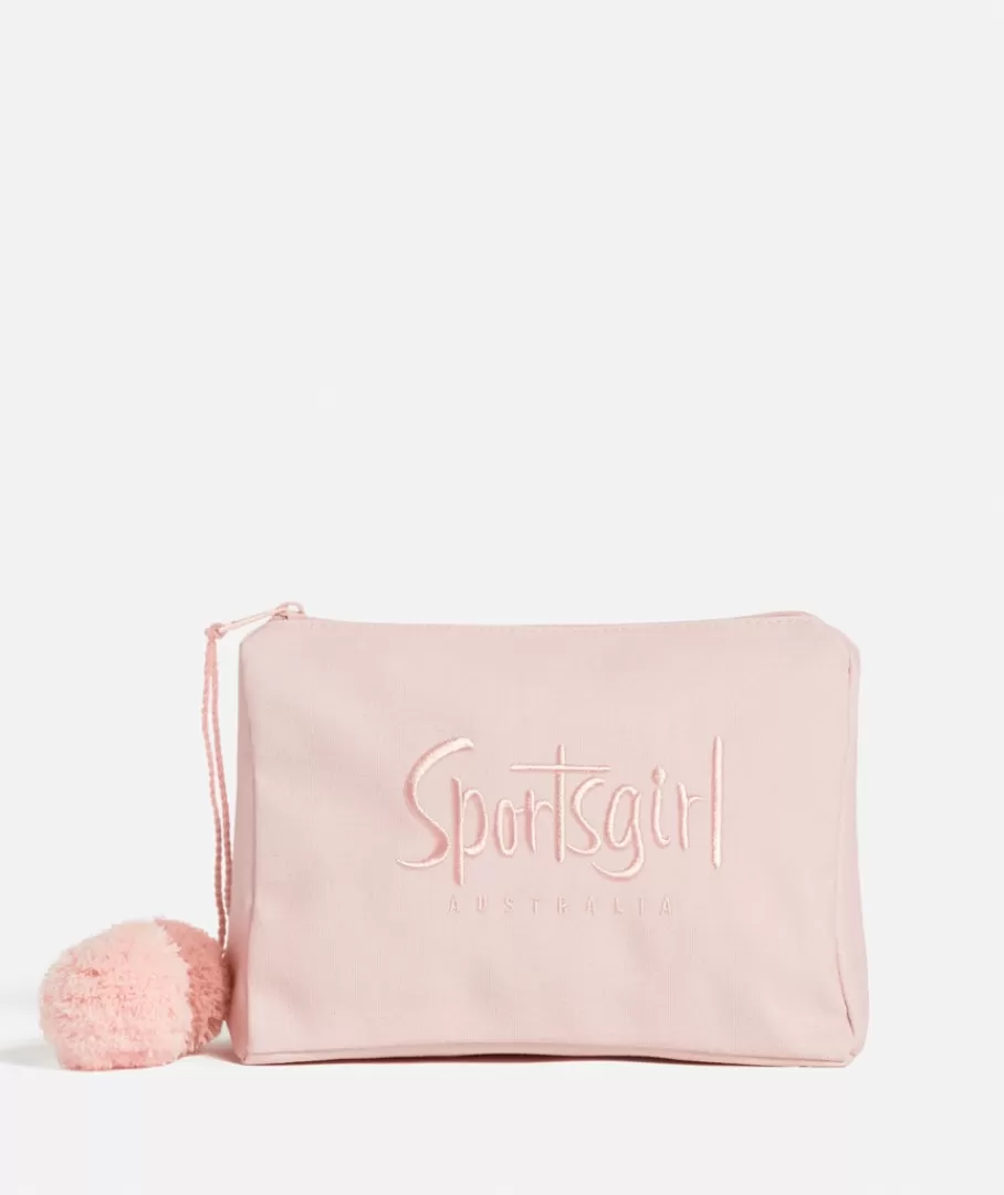 Sportsgirl Makeup Bags | Makeup Bags<LILY POM POM MAKEUP BAG -