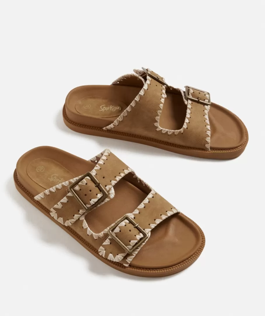 Sportsgirl Shoes | Slides & Sandals<LUNA SLIDE - DARK