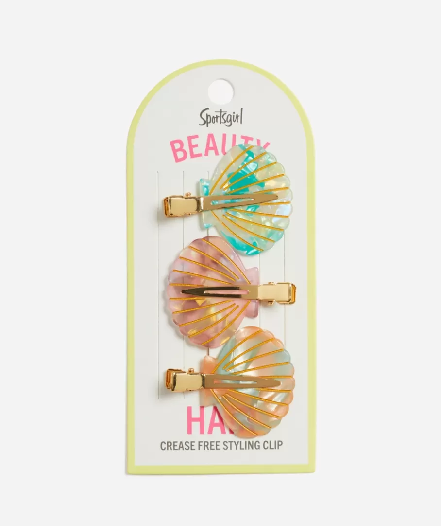 Sportsgirl Hair Accessories | Hair<MANE ATTRACTION - STYLING HAIR CLIPS - CLAM SHELL 3PK