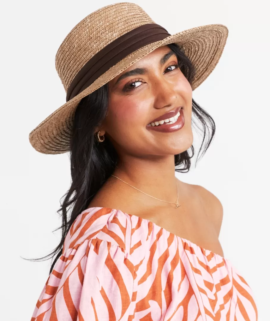 Sportsgirl Hats<MARIE SUMMER STRAW BOATER HAT