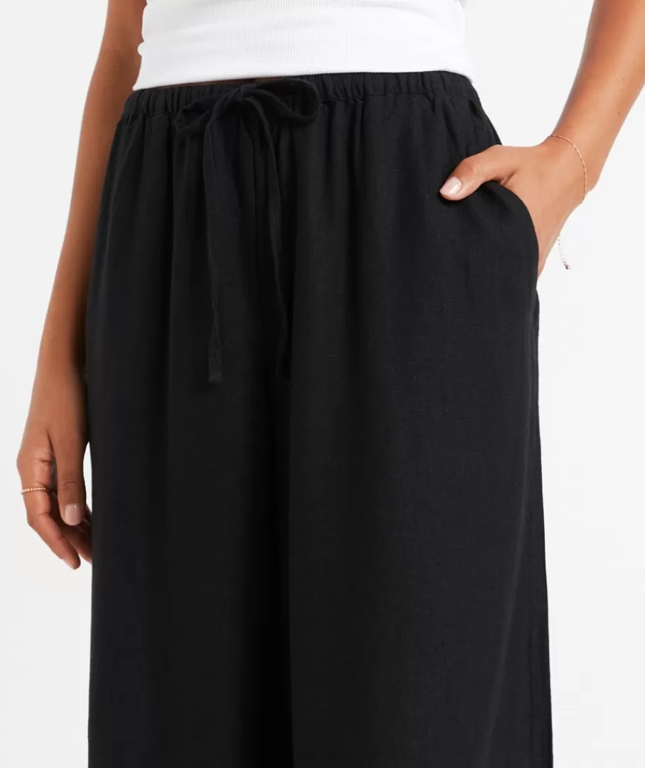 Sportsgirl Linen | Sets<MAX LINEN BLEND WIDE LEG PANT