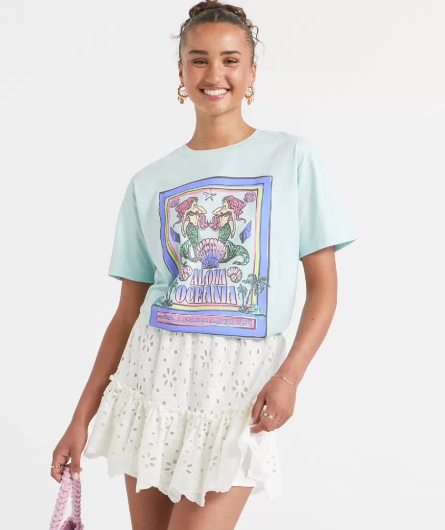 Sportsgirl T-Shirts | T-Shirts<MERMAID OVERSIZED GRAPHIC TSHIRT