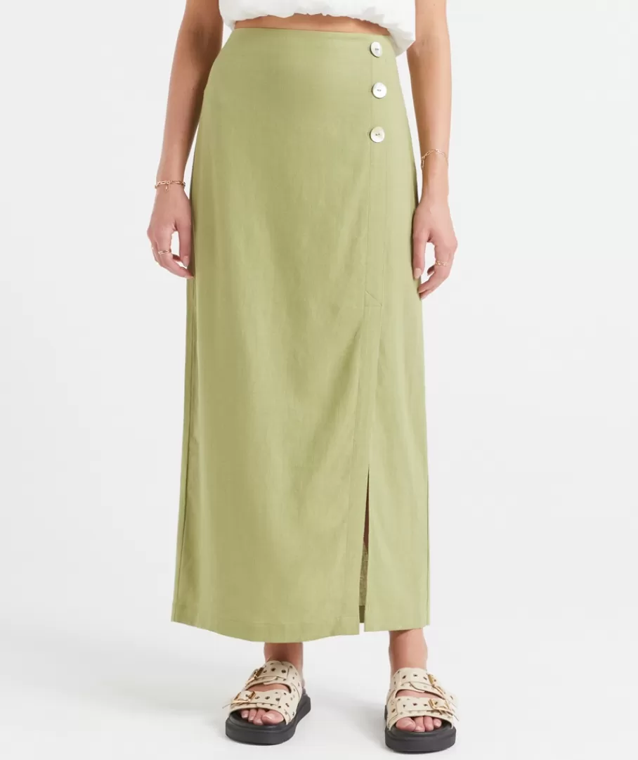 Sportsgirl Linen | Skirts<MICAH COLUMN MAXI SKIRT