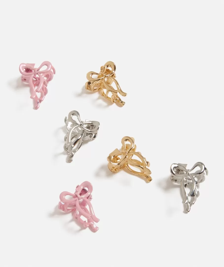 Sportsgirl Hair Accessories<MINI METAL BOW HAIR CLAWS