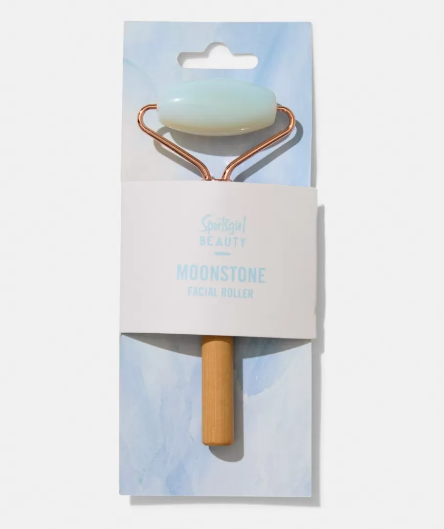 Sportsgirl Skincare Tools<MOONSTONE BAMBOO HANDLE FACE ROLLER