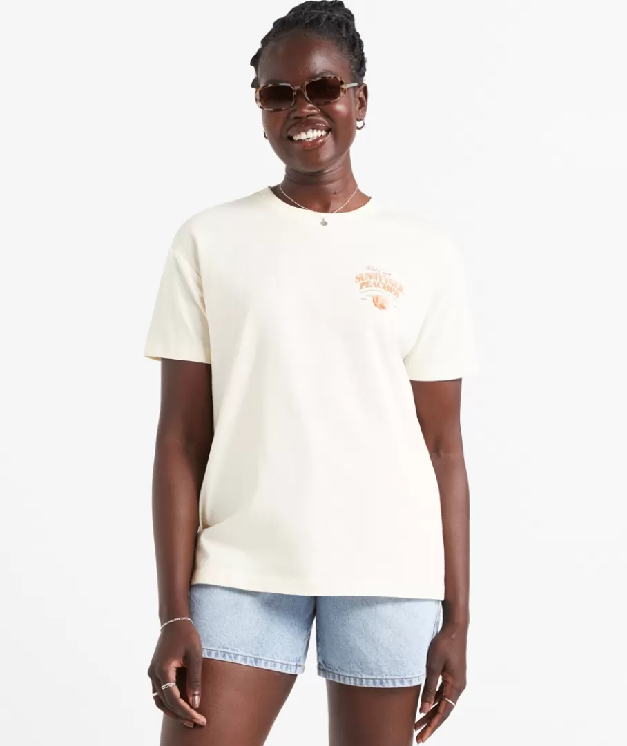 Sportsgirl T-Shirts | T-Shirts<PEACHES OVERSIZED GRAPHIC TSHIRT