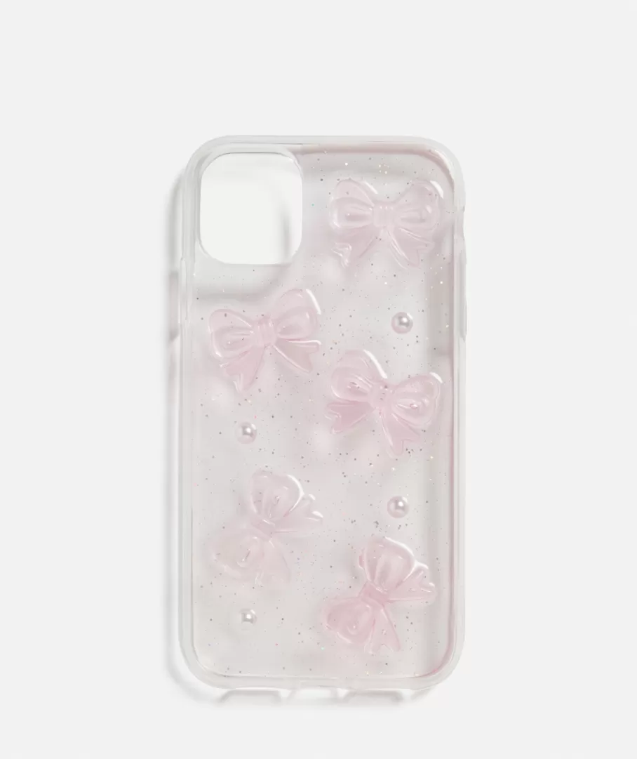 Sportsgirl Tech Accessories<PHONE CASE - PINK BOWS