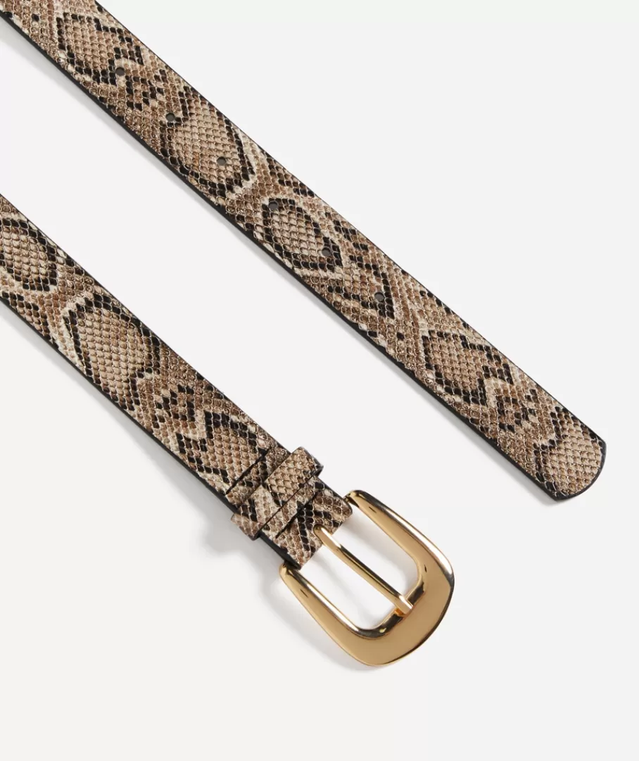 Sportsgirl Belts<REGINA SNAKESKIN BELT