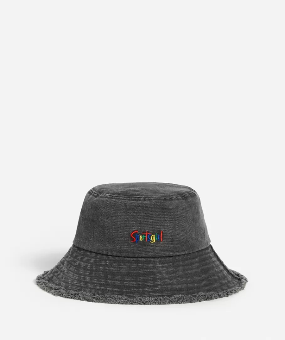 Sportsgirl Hats<REWIND FRAYED BUCKET HAT