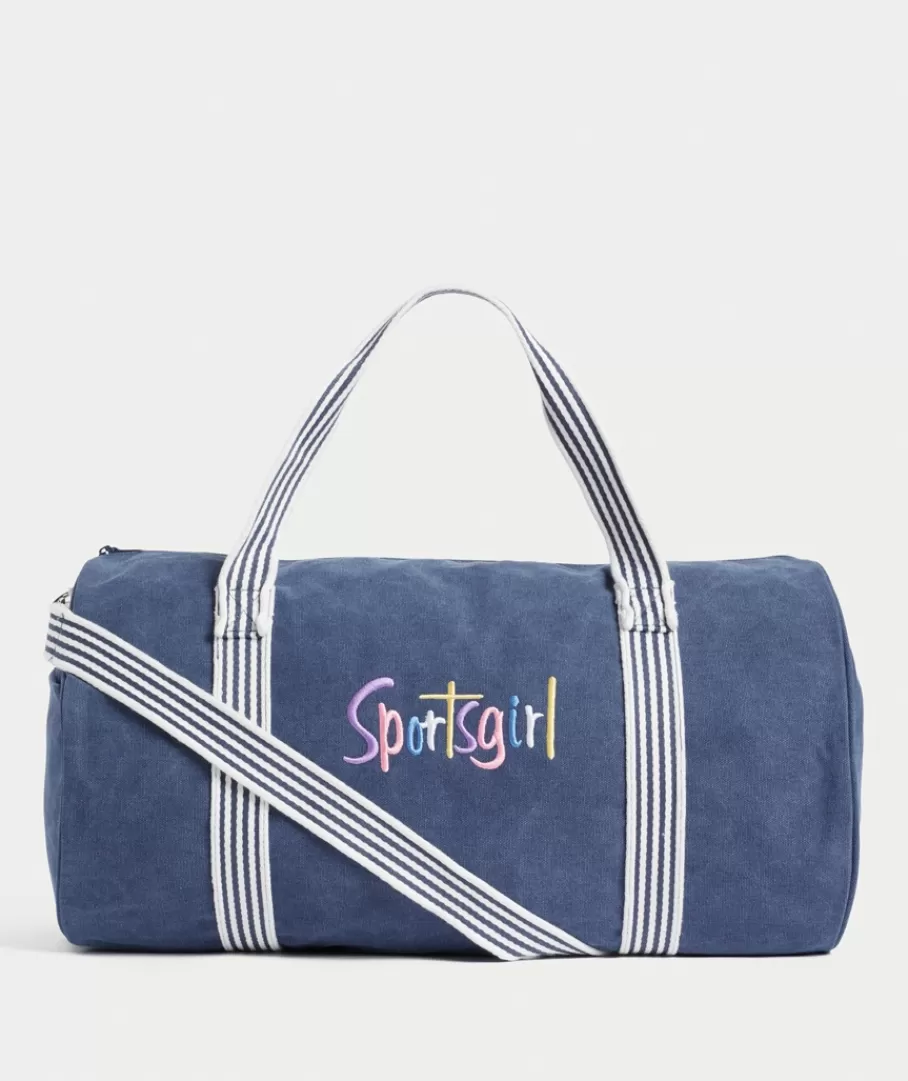 Sportsgirl Bags | Duffle Bags<REWIND LOGO DUFFLE