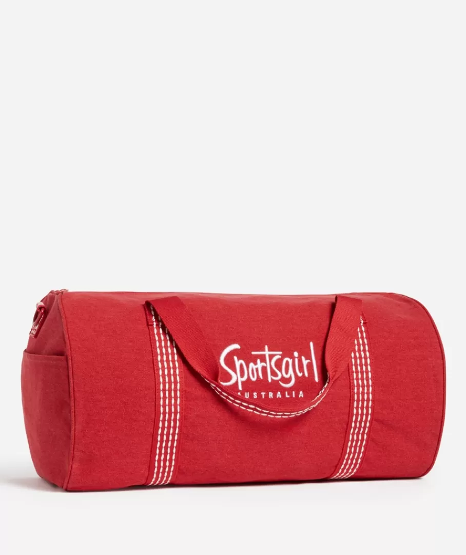 Sportsgirl Bags | Duffle Bags<REWIND LOGO DUFFLE