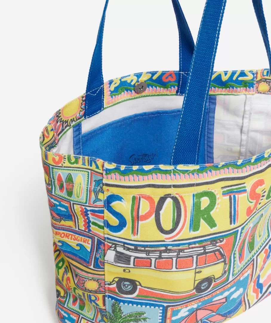 Sportsgirl Bags | Tote Bags<REWIND LOGO TOTE- HOLIDAY