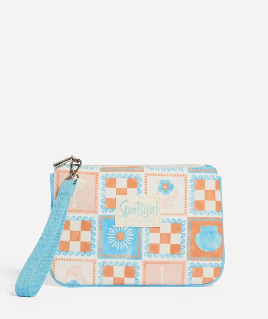 Sportsgirl Bags | Wallets & Card Holders<REWIND LOGO ZIPPER POUCH -SHELL TILE