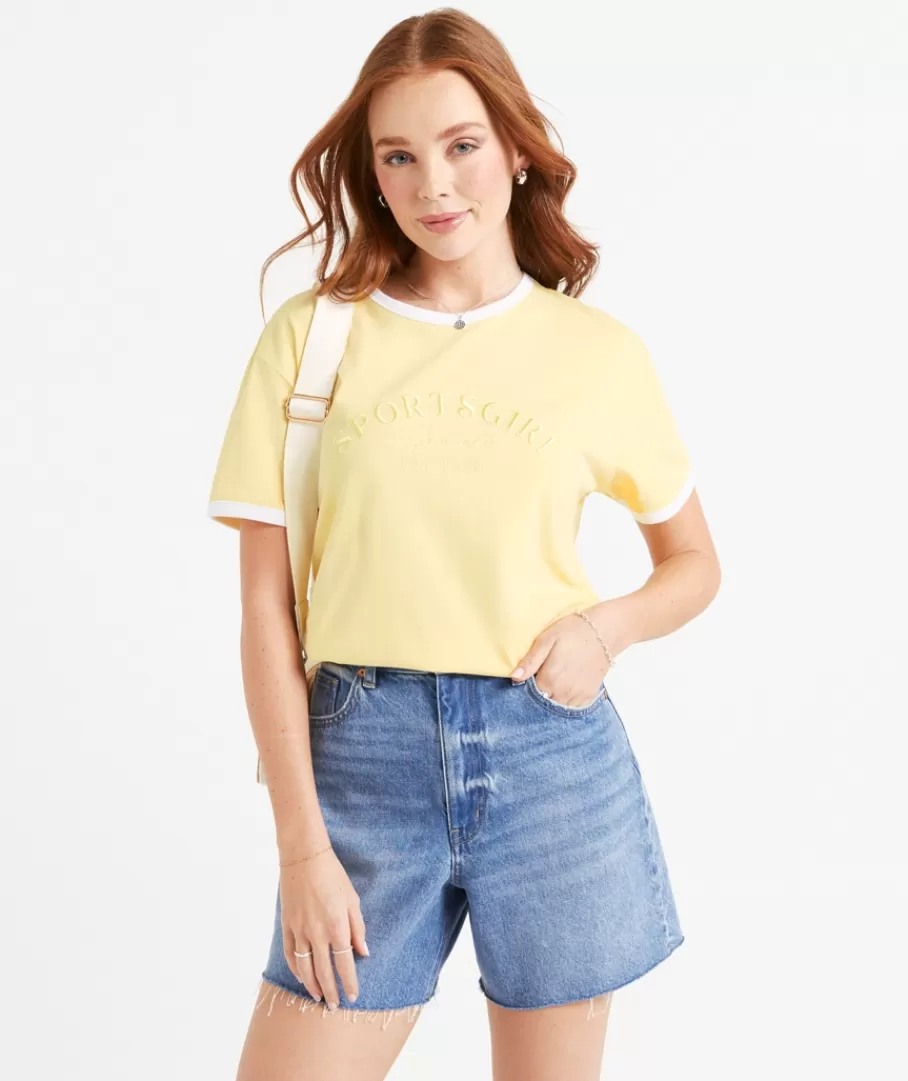 Sportsgirl T-Shirts | T-Shirts<REWIND RINGER TSHIRT