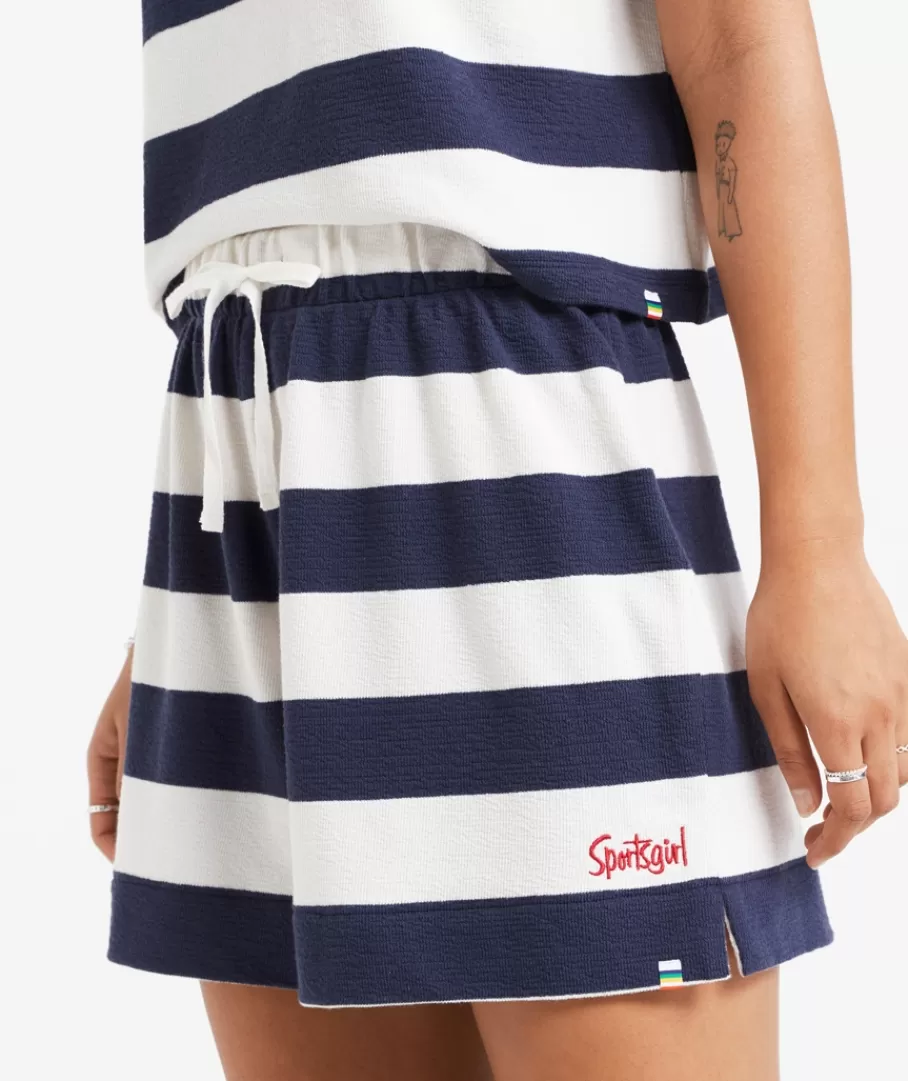 Sportsgirl Sets | Shorts<REWIND STRIPE TEXTURE SHORT