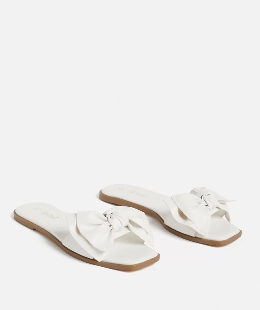 Sportsgirl Shoes | Slides & Sandals<ROSIE BOW SLIDE -