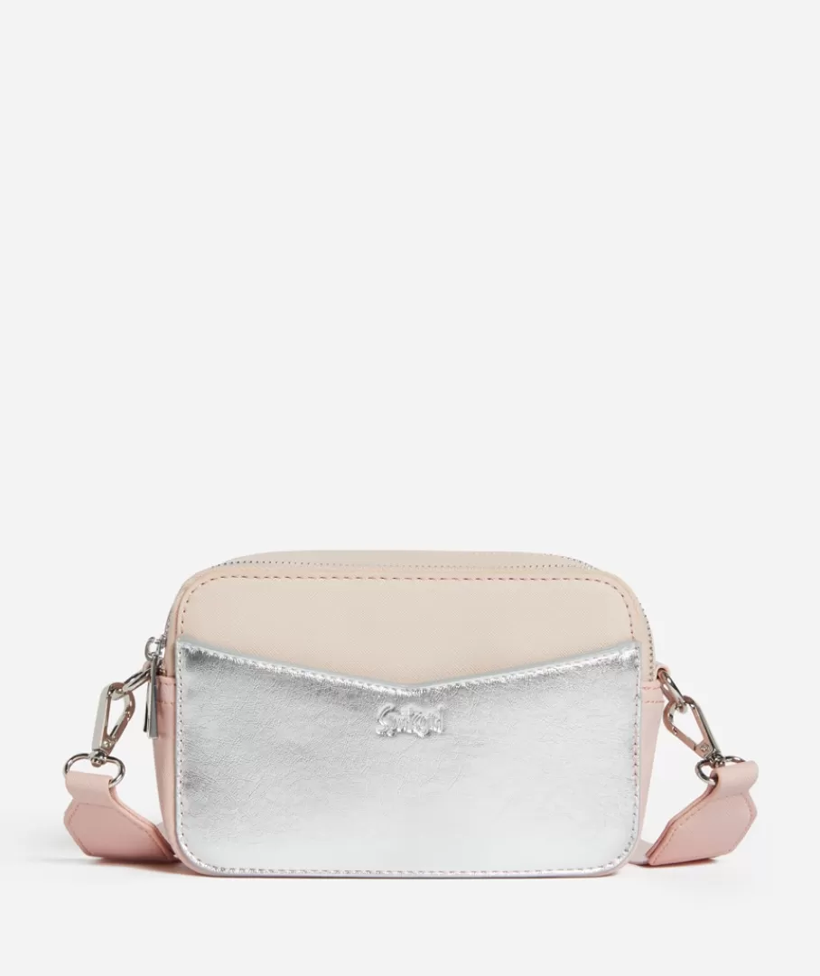 Sportsgirl Bags | Crossbody Bags<SAFFIANO SPLICE CAMERA BAG