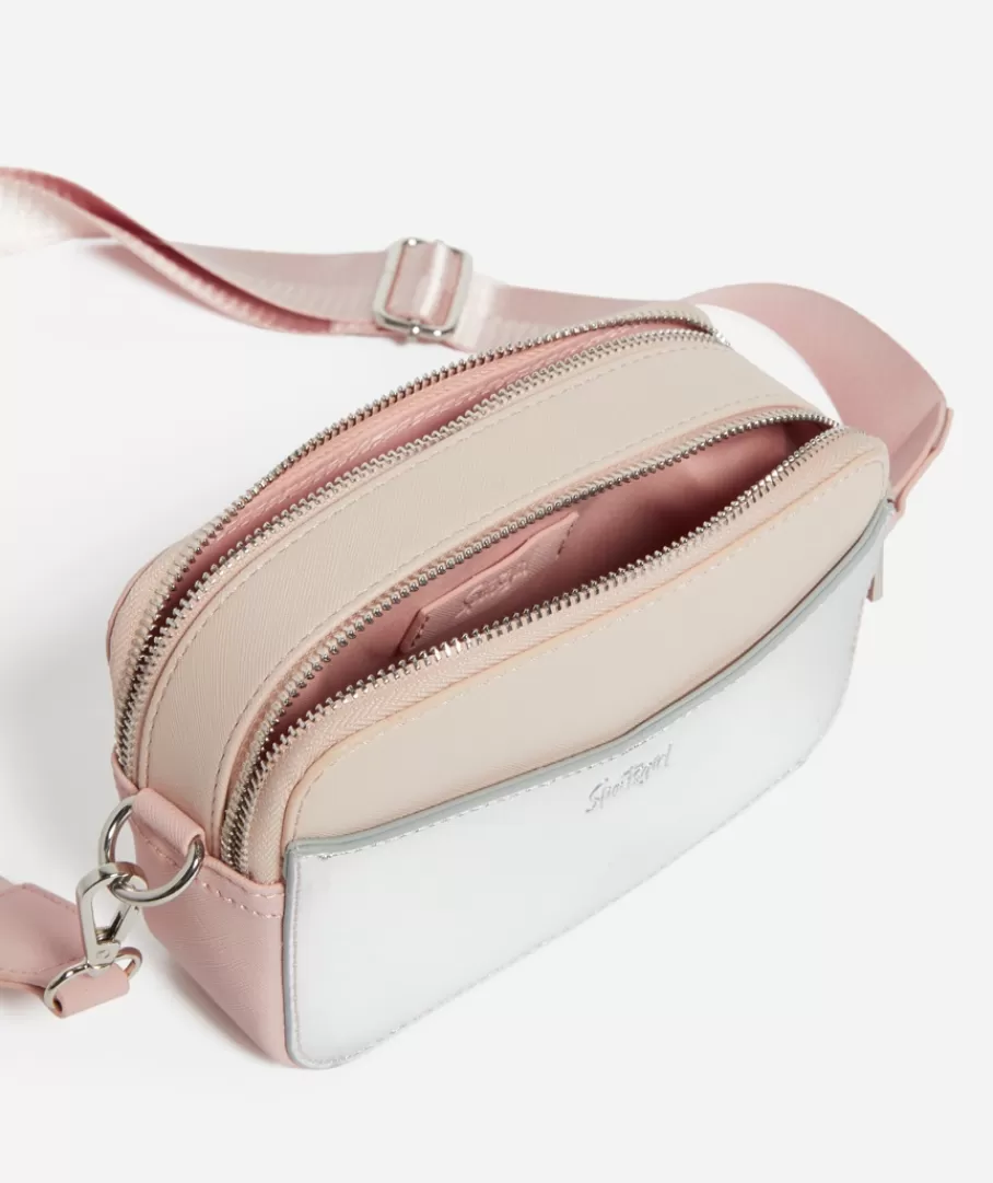 Sportsgirl Bags | Crossbody Bags<SAFFIANO SPLICE CAMERA BAG