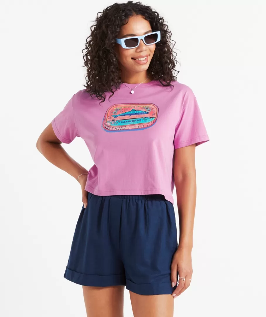 Sportsgirl T-Shirts | T-Shirts<SARDINES CHOPPED GRAPHIC TSHIRT