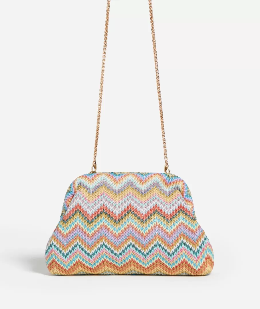 Sportsgirl Bags<SIENNA STRAW CLUTCH BAG