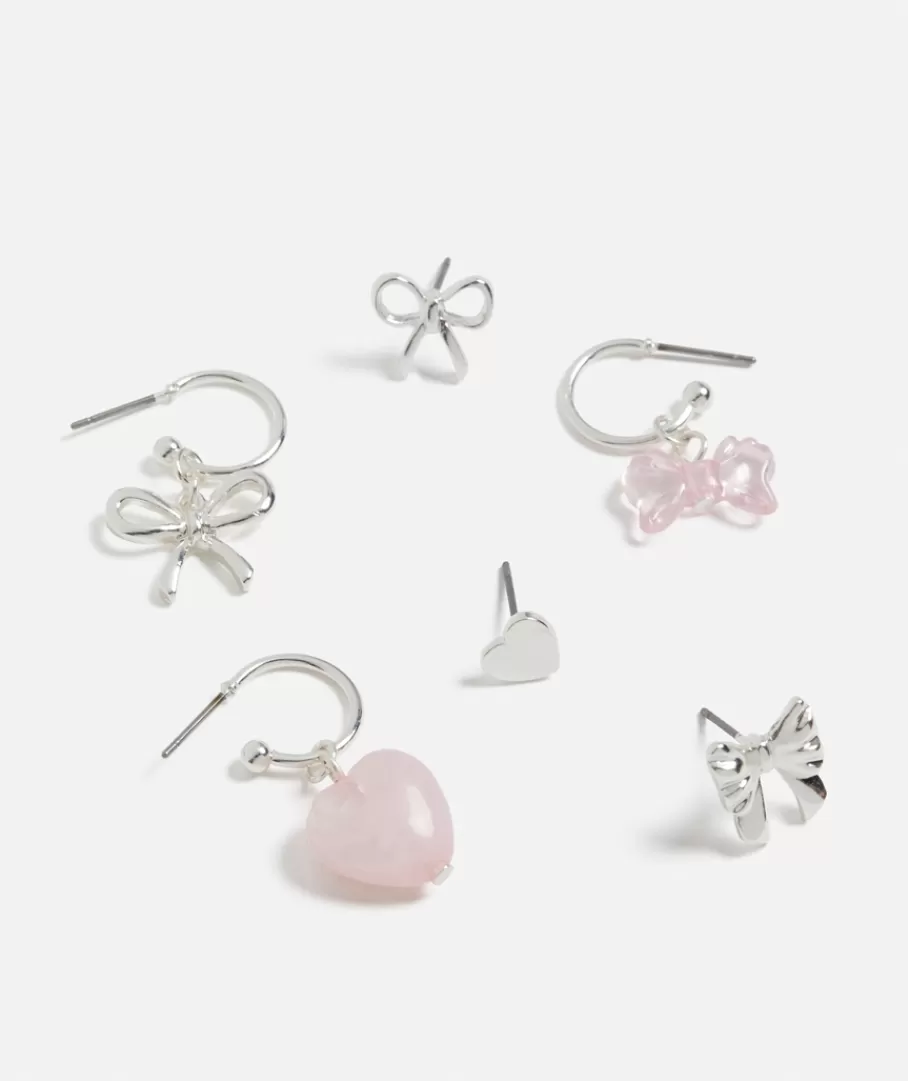 Sportsgirl Jewellery | Earrings< BOW STUD & DROP EARRING PACK