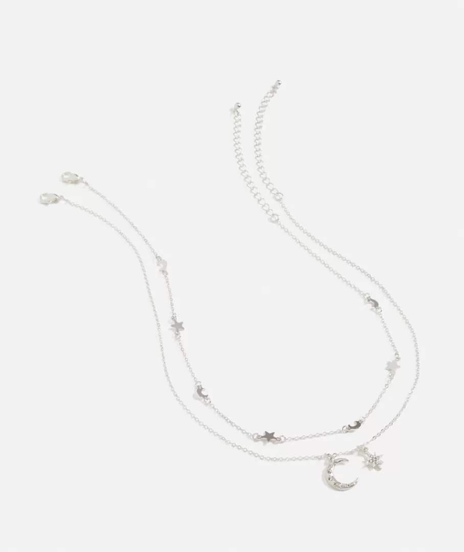 Sportsgirl Jewellery | Necklaces< CELESTIAL MOON & STARS NECKLACE PACK