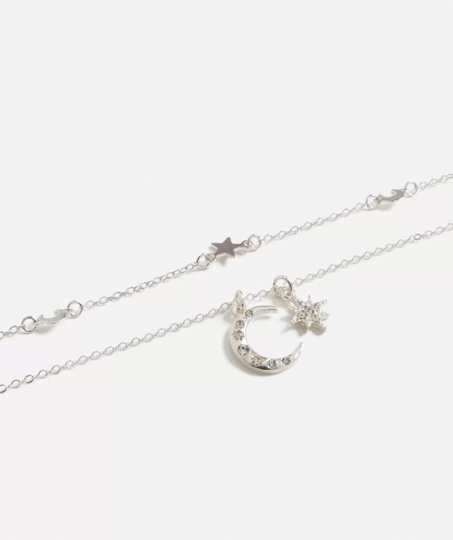 Sportsgirl Jewellery | Necklaces< CELESTIAL MOON & STARS NECKLACE PACK