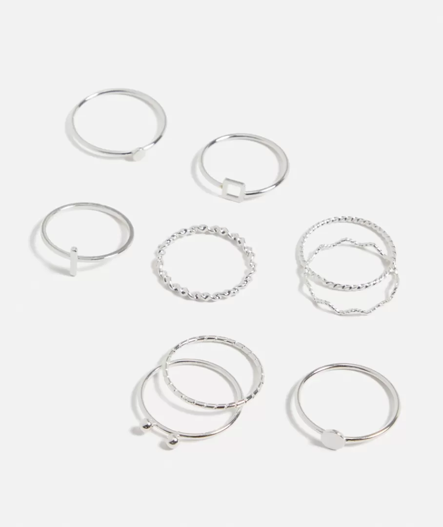 Sportsgirl Jewellery | Rings< FINE LINE RING STACK