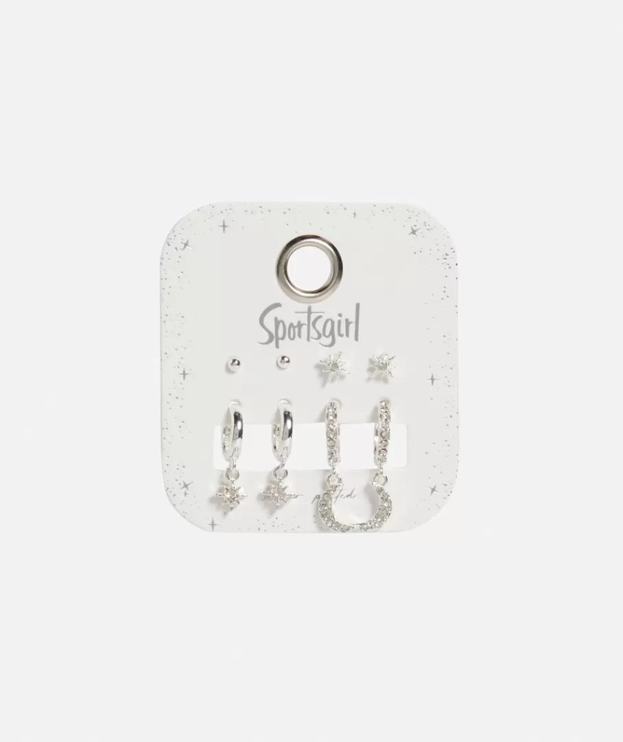 Sportsgirl Jewellery | Plated Jewellery< PLATED CELESTIAL EARRING PACK