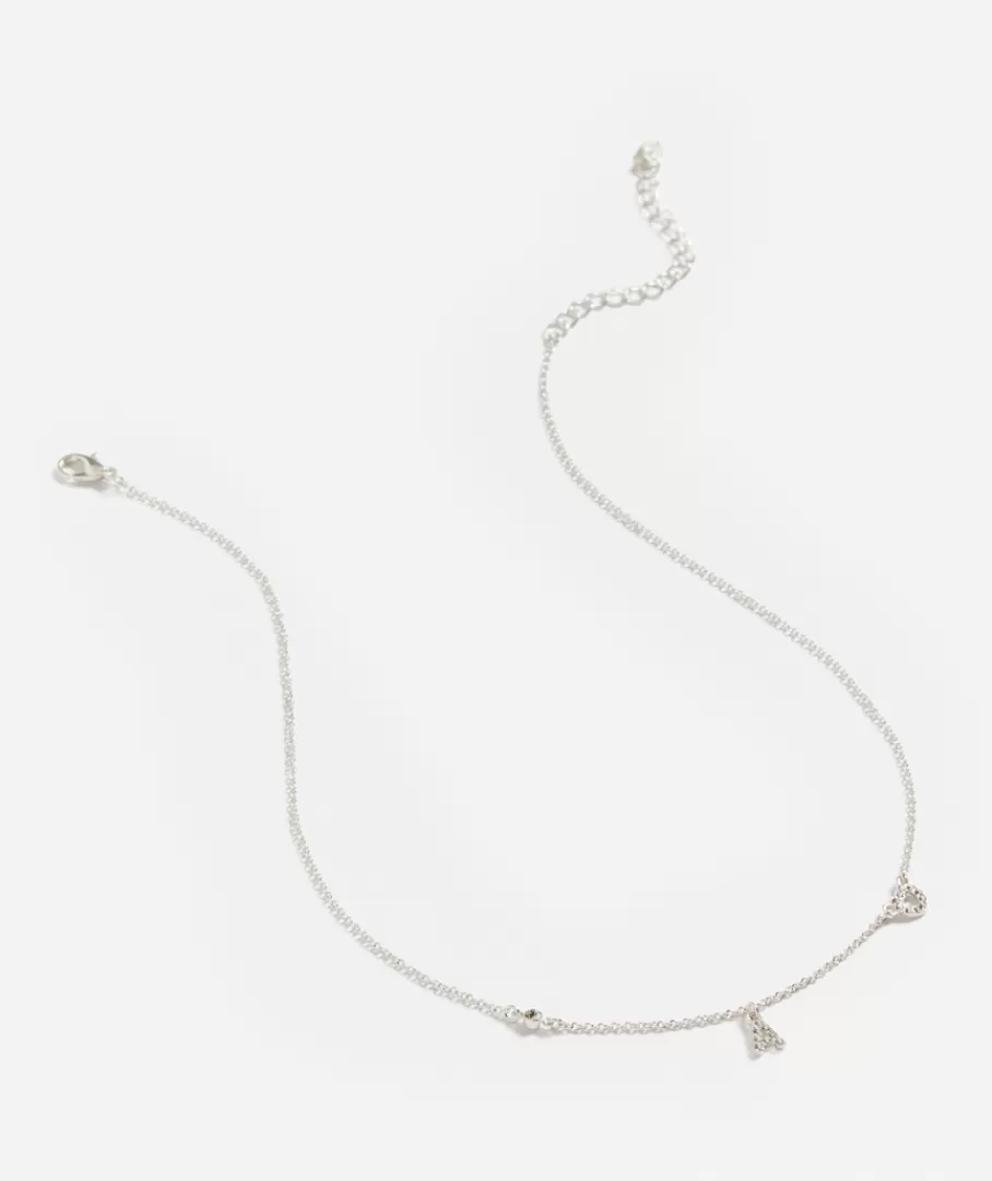 Sportsgirl Jewellery | Plated Jewellery< PLATED HEART ALPHABET NECKLACE