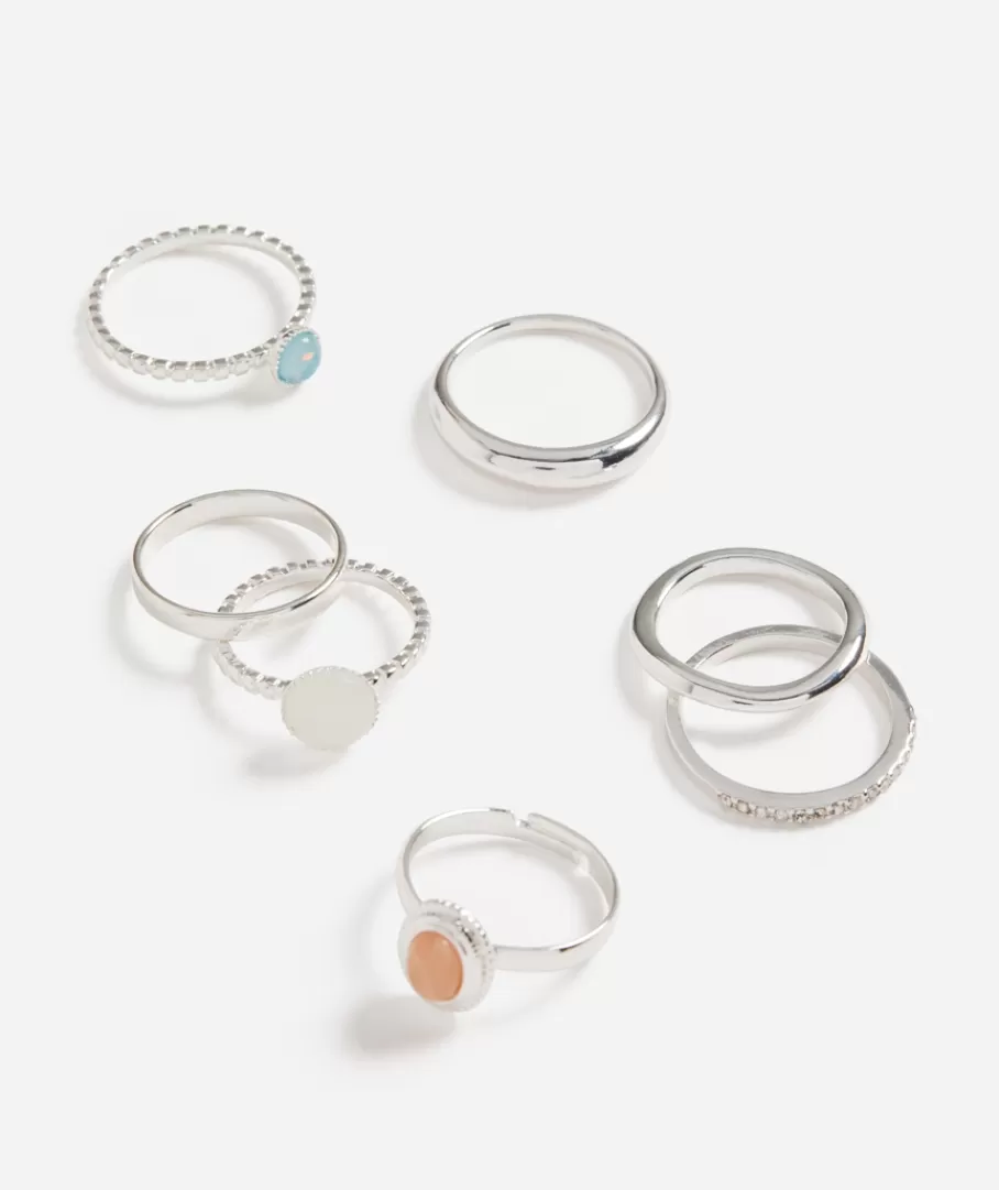 Sportsgirl Jewellery | Rings< STONES RING PACK