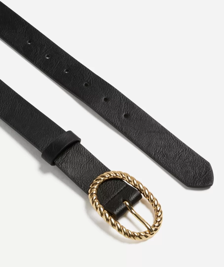 Sportsgirl Belts<SLOAN GOLD TWIST OVAL BUCKLE BELT