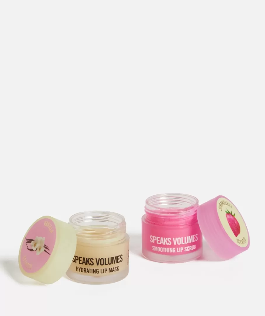 Sportsgirl Lips | Eye & Lip Care<STRAWBERRY KISSES - VANILLA LIP MASK & STRAWBERRY SCRUB DUO