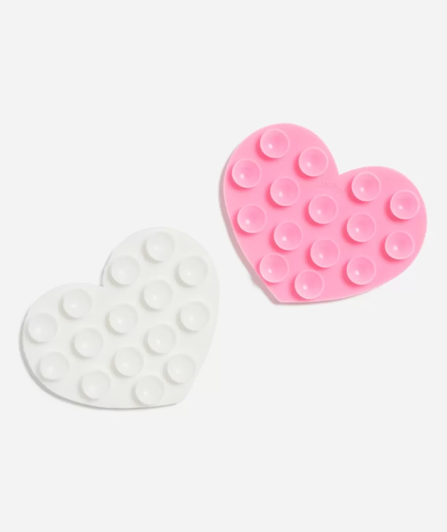 Sportsgirl Tech Accessories<STUCK UP! HEART SILICONE SUCTION PHONE STICKER