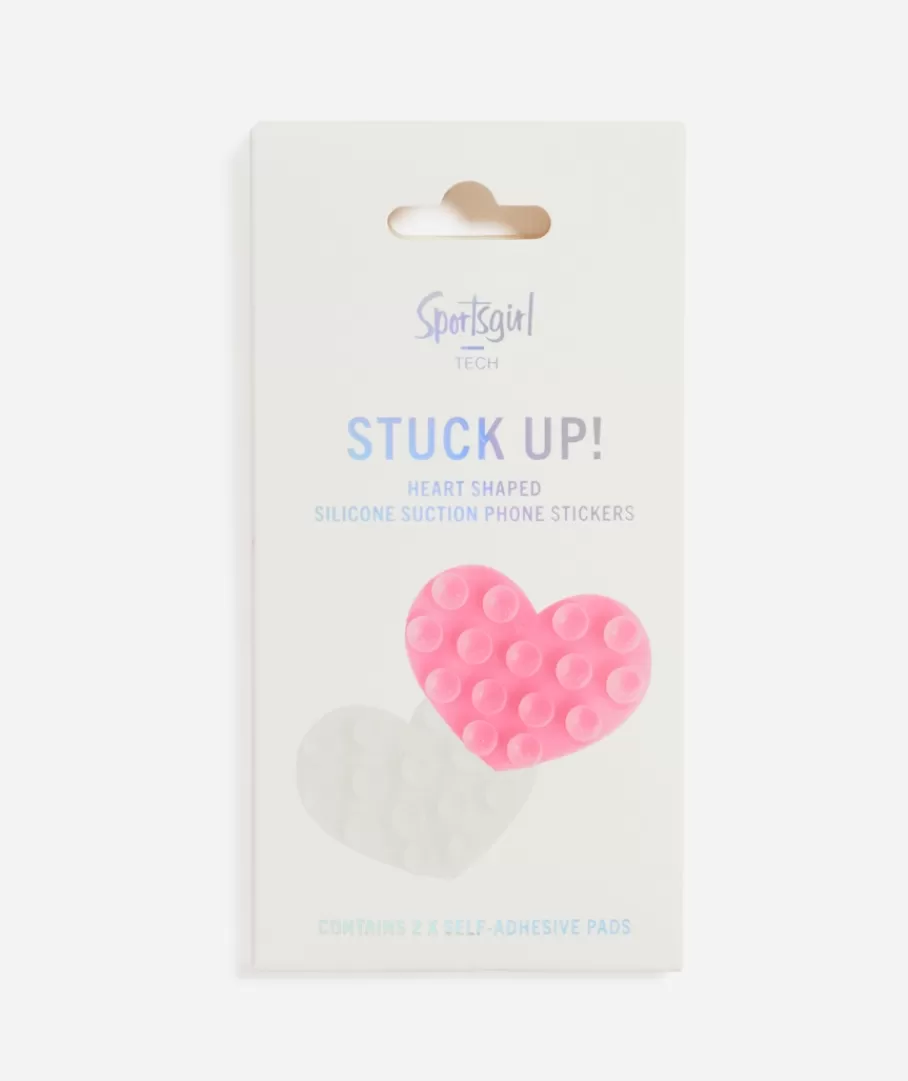 Sportsgirl Tech Accessories<STUCK UP! HEART SILICONE SUCTION PHONE STICKER