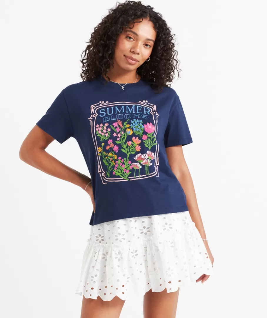 Sportsgirl T-Shirts | T-Shirts<SUMMER BLOOMS REGULAR GRAPHIC TSHIRT