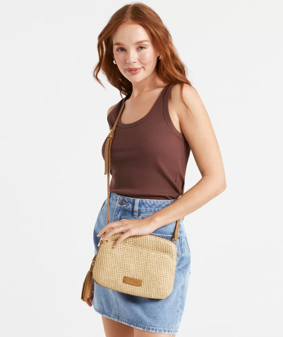 Sportsgirl Bags | Crossbody Bags<SYLVIA STRAW SLING BAG