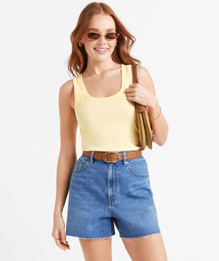 Sportsgirl Shorts | Shorts<THE HIGH RELAXED DENIM SHORT