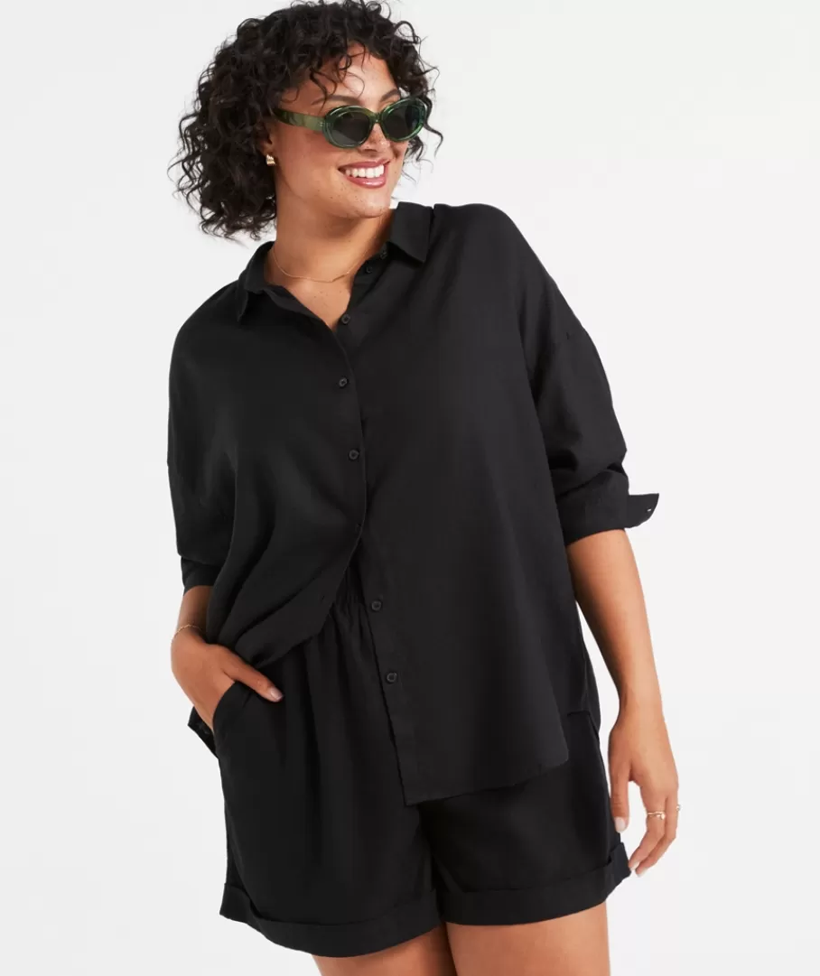 Sportsgirl Sets | Linen<THE LINEN BLEND OVERSIZED SHIRT