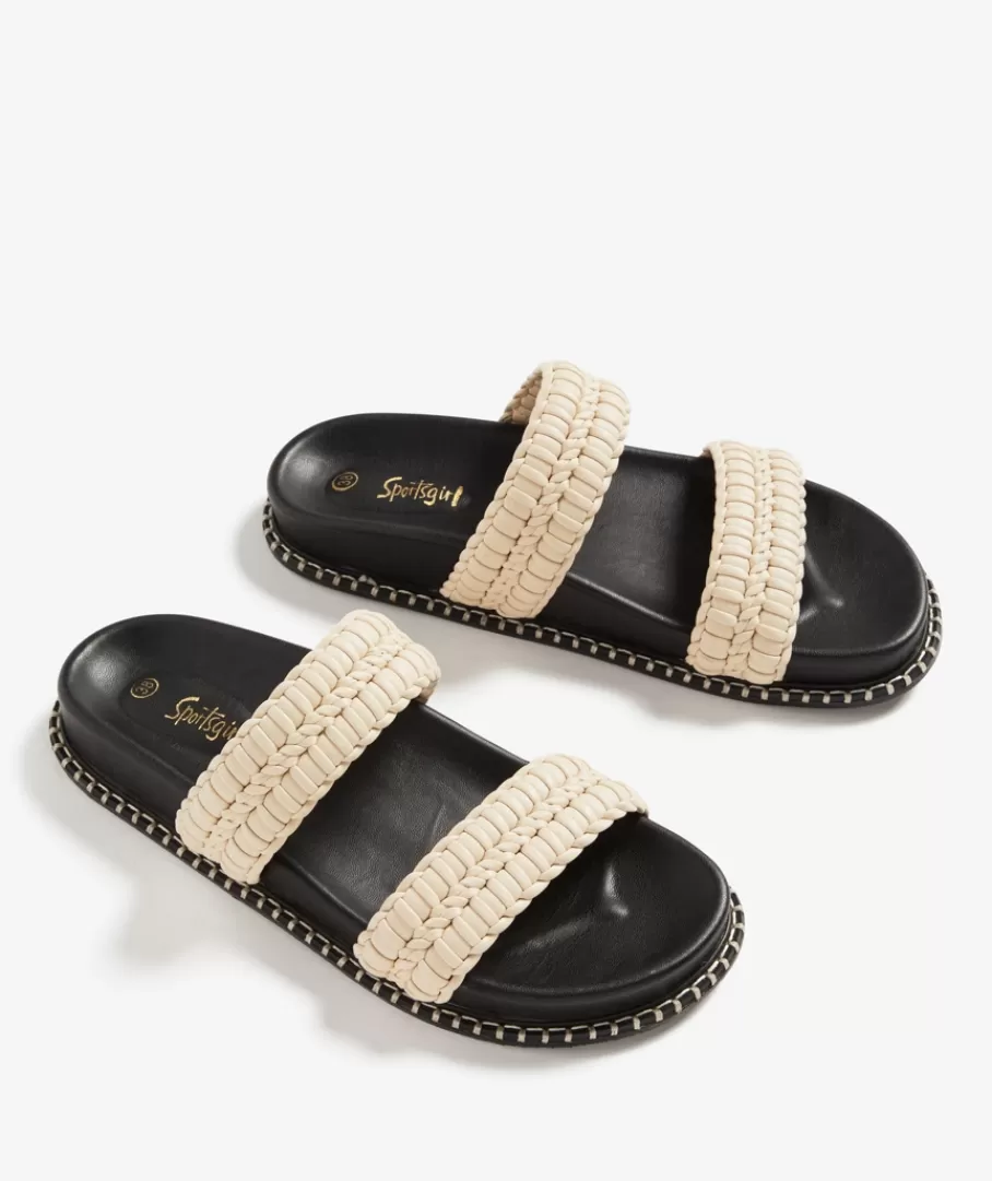 Sportsgirl Shoes | Slides & Sandals<TORI WHIPSTITCH SANDAL