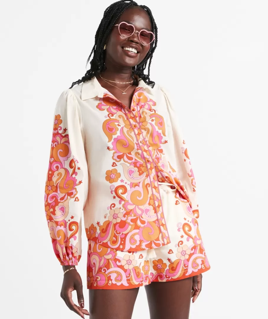 Sportsgirl Sets | Shirts & Blouses<ZAIDA PRINTED SHIRT